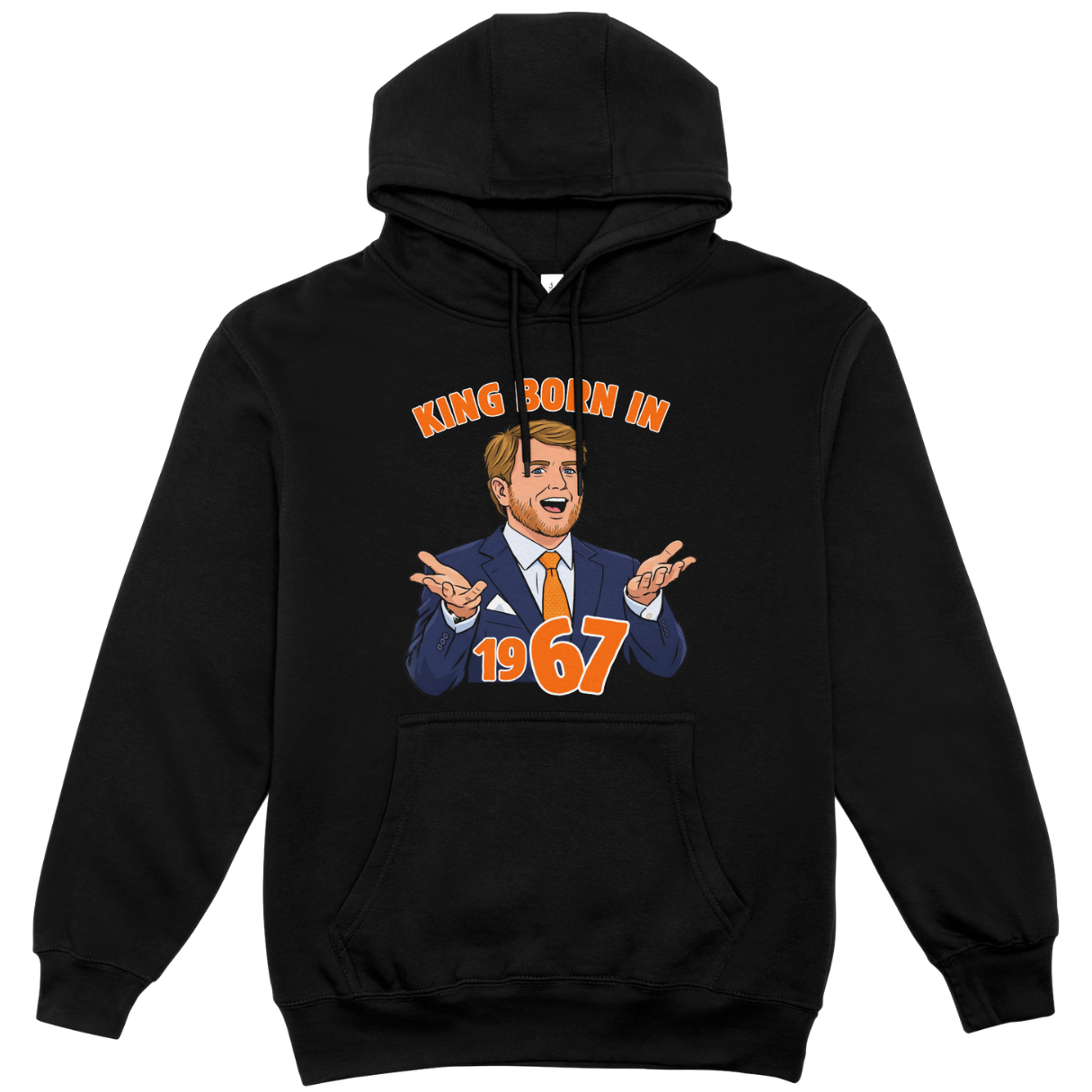 King born in 1967 | Koningsdag Hoodie