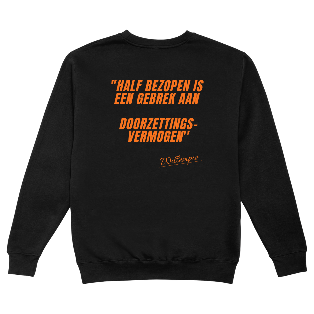 Half bezopen | Koningsdag Trui - Sweaters Duobedankt