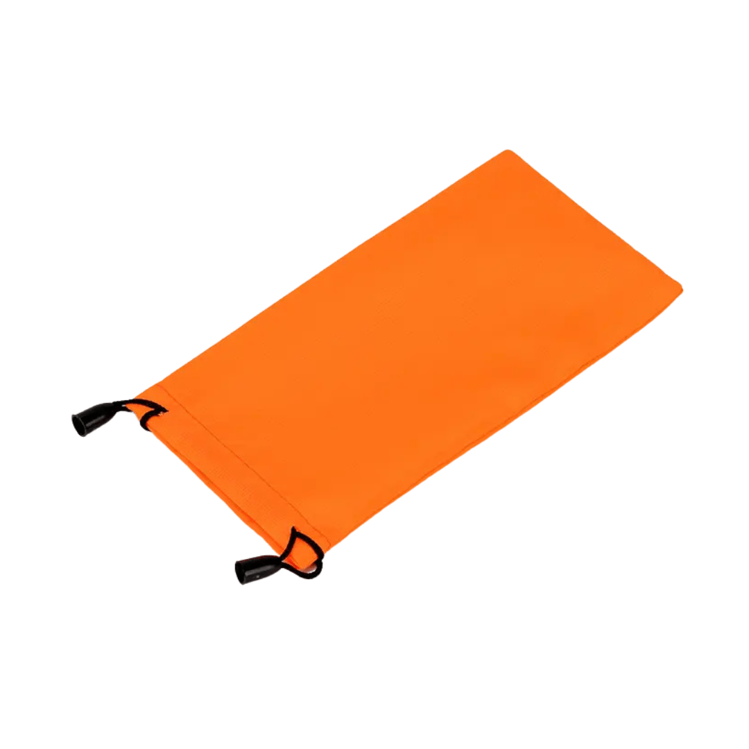 Rechthoekige retro zonnebril oranje met donkere glazen - Koningsdag Zonnebril - Duobedankt