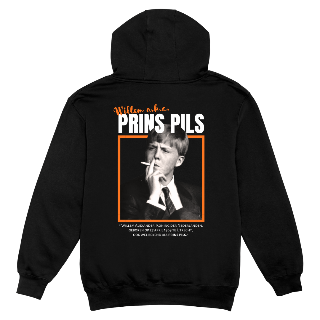 Willem Alexander Prins Pils | Koningsdag Hoodie - Hoodies Duobedankt