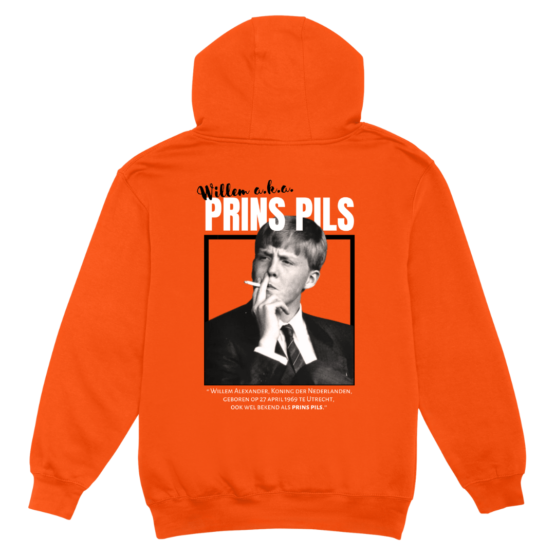 Willem Alexander Prins Pils | Koningsdag Hoodie - Hoodies Duobedankt