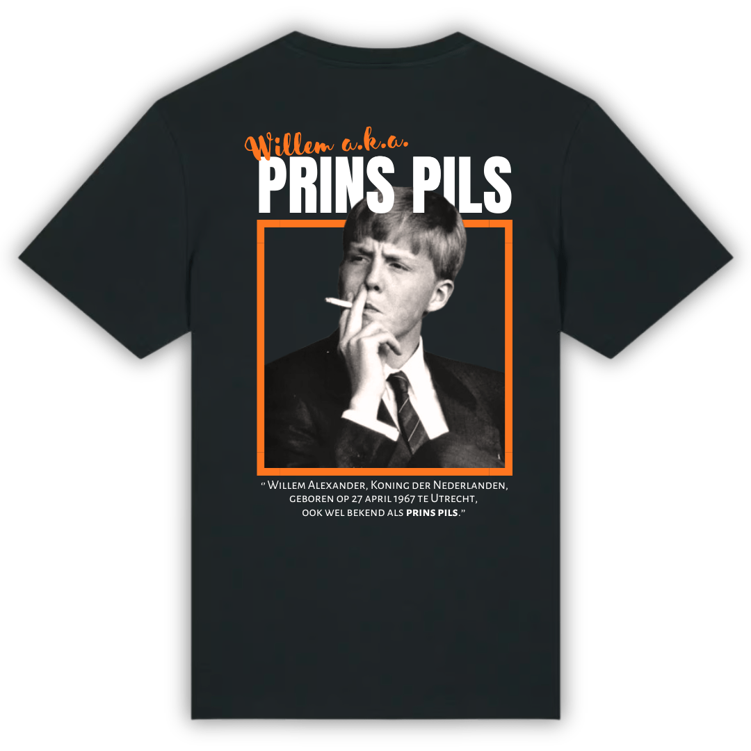 Willem Alexander Prins Pils | Koningsdag T-shirt - T-shirt Duobedankt