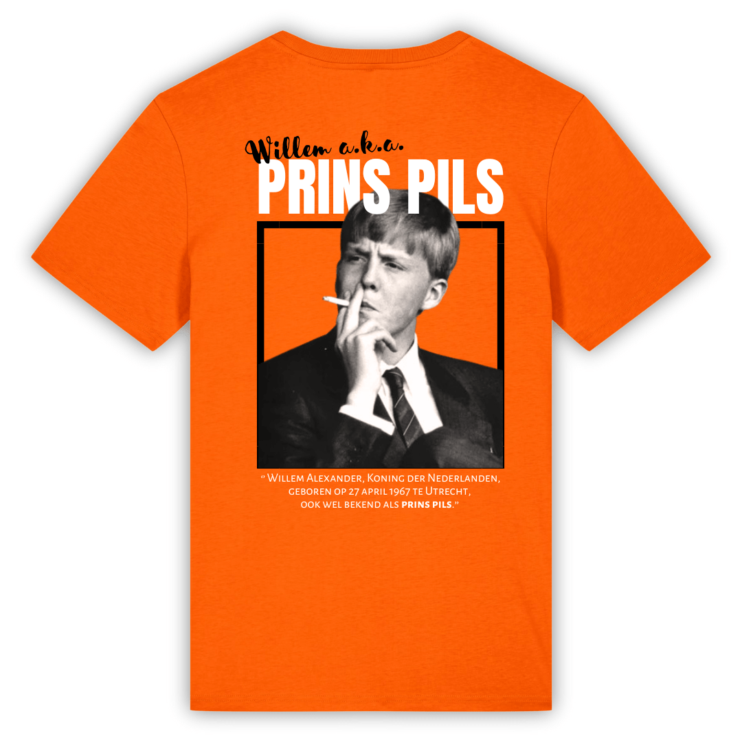 Willem Alexander Prins Pils | Koningsdag T-shirt - T-shirt Duobedankt