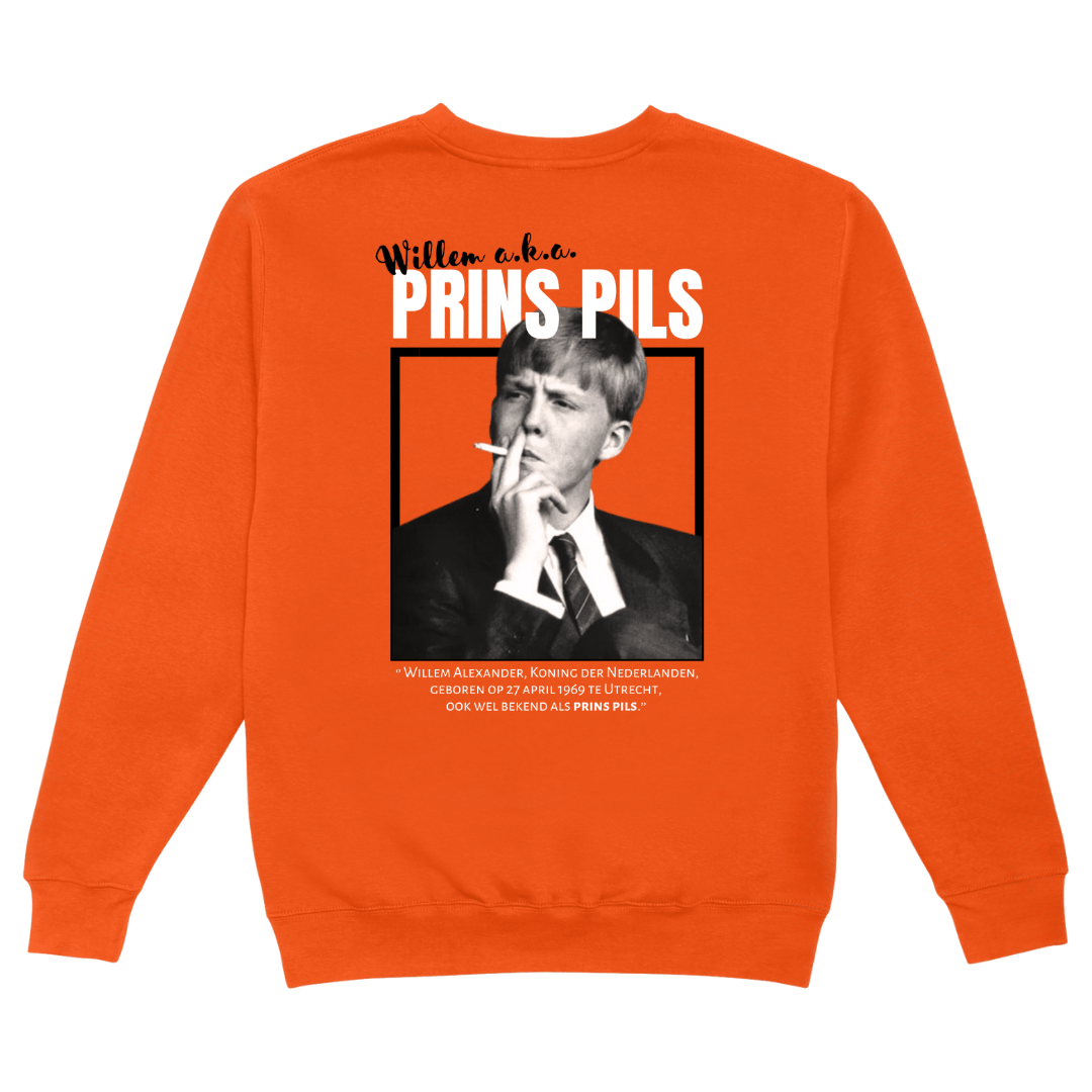 Willem Alexander Prins Pils | Koningsdag Trui - Sweaters Duobedankt