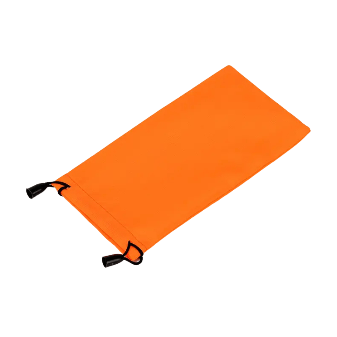 Zonnebril vierkant dik montuur met oranje lenzen - Koningsdag Zonnebril - Duobedankt