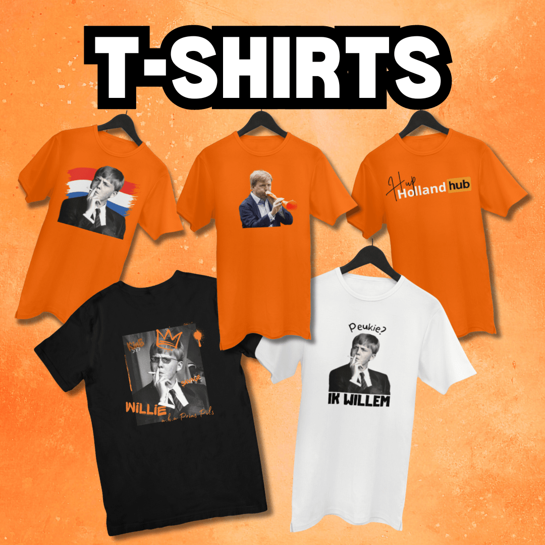 Koningsdag T-shirts – Oranje Shirts voor Koningsdag 2025 - Duobedankt