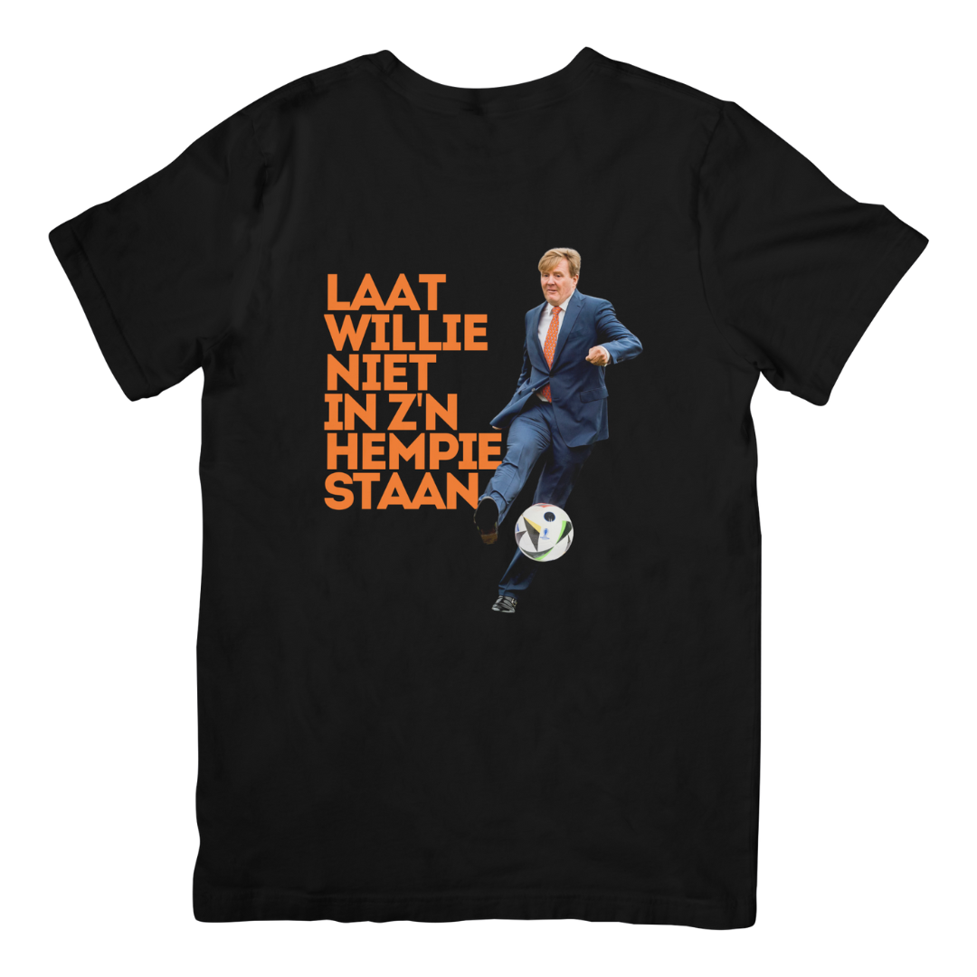 Laat willie niet in z'n hempie staan | T-shirt