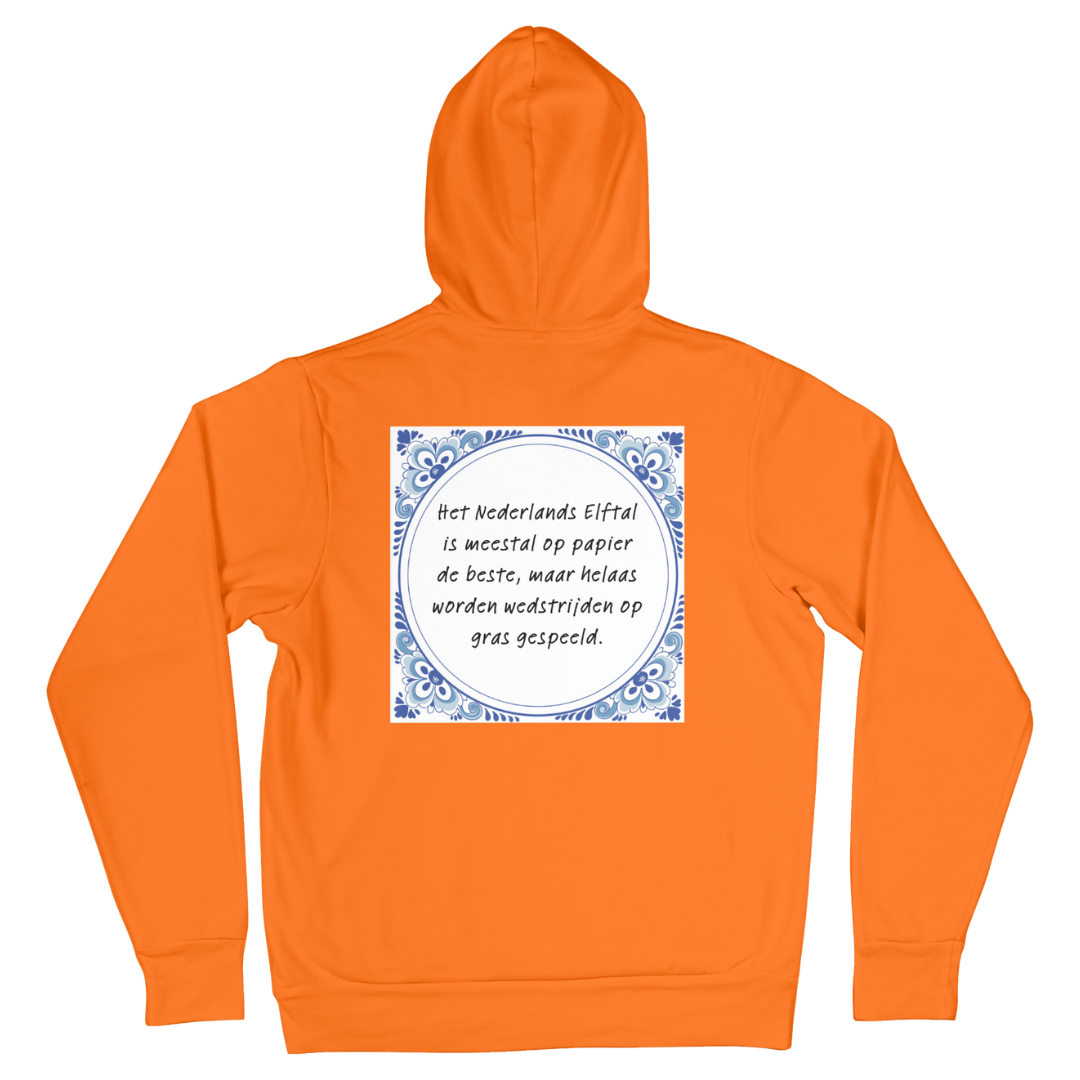 Helaas worden wedstrijden op gras gespeeld | Hoodie