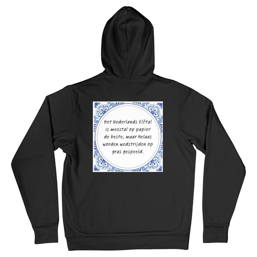 Helaas worden wedstrijden op gras gespeeld | Hoodie