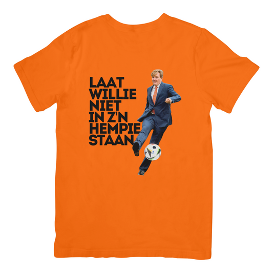 Laat willie niet in z'n hempie staan | T-shirt