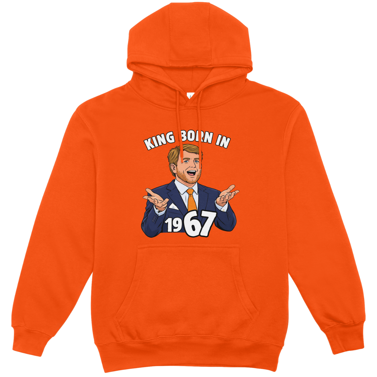 King born in 1967 | Koningsdag Hoodie