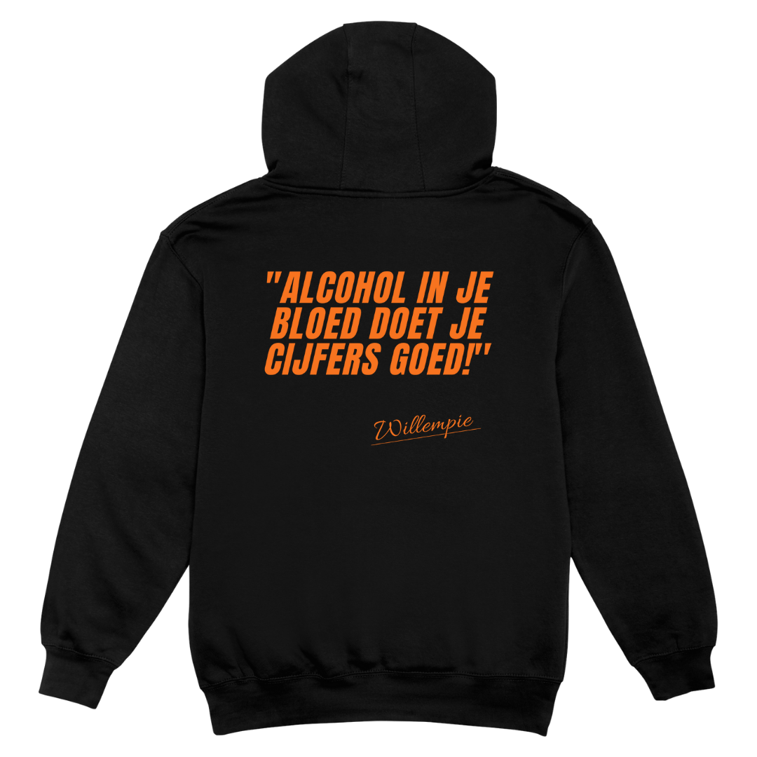 Alcohol in je bloed | Koningsdag Hoodie - Hoodies Duobedankt