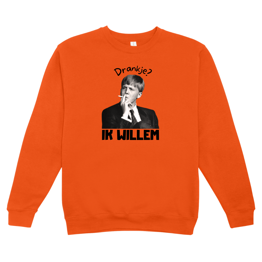 Ik Willem | Koningsdag Trui - Sweaters Duobedankt