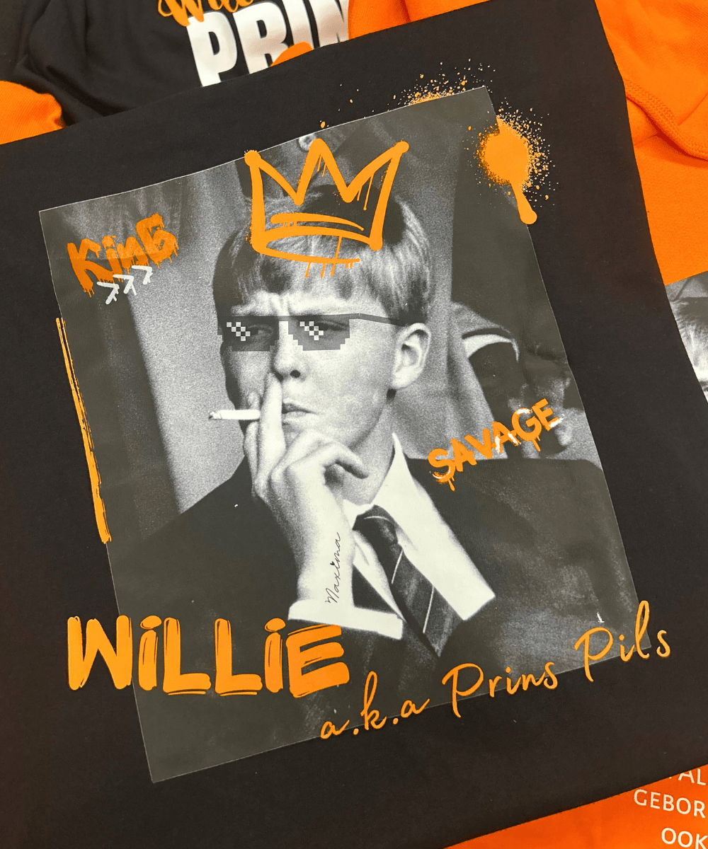 Limited Edition Willem Alexander | Koningsdag Hoodie - T-shirt Duobedankt