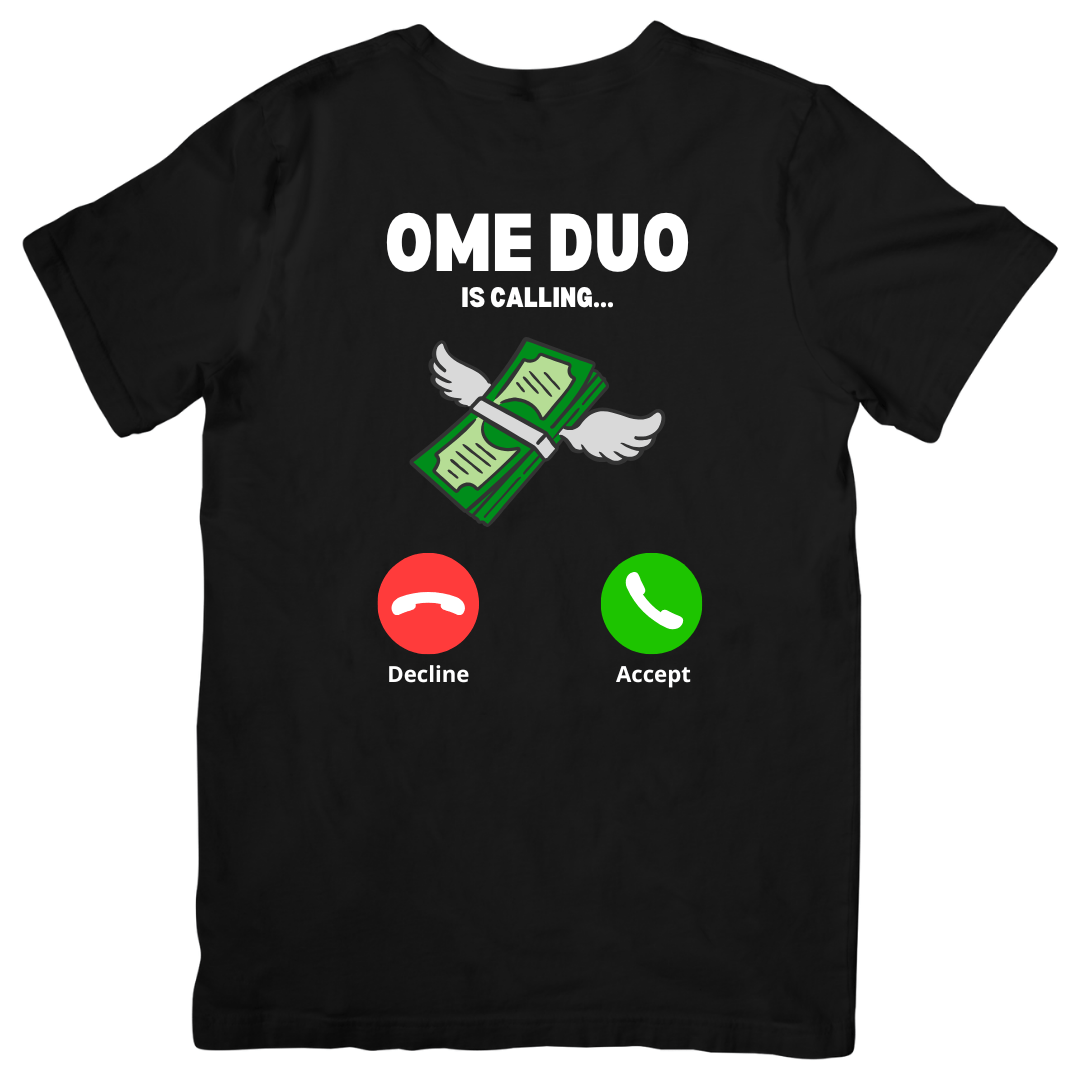 Ome Duo is calling | T-shirt - T-shirt Duobedankt