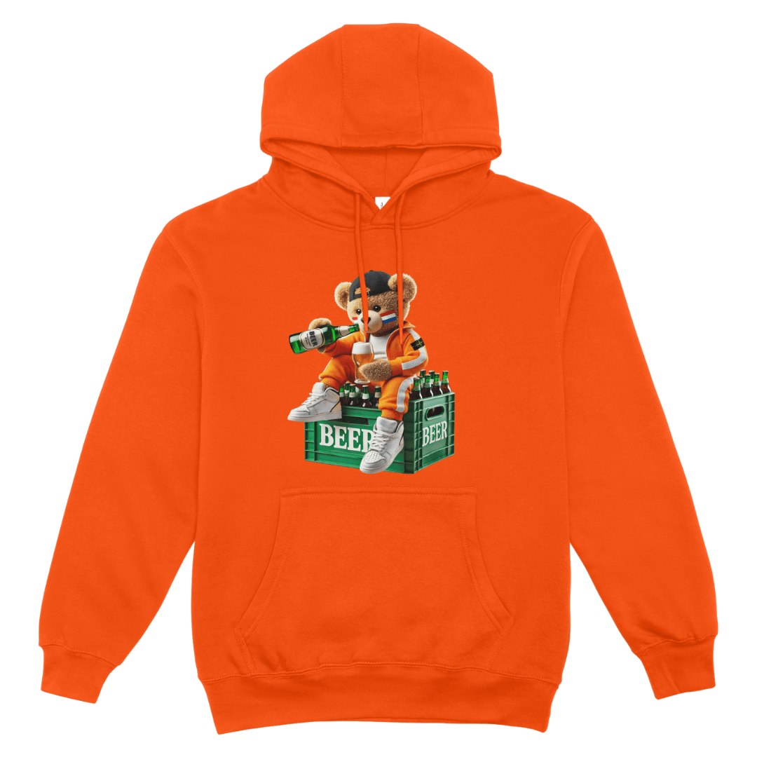 Teddy Beer | Koningsdag Hoodie - Hoodies Duobedankt