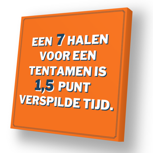 1,5 punt verspilde tijd - Canvas